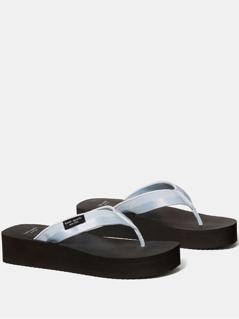 NWOT Kate Spade Sam Icon Platform Blue Flip Flop Sandal Size 8